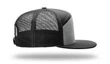 Hat, 7-Panel, Trucker-Style (Black)