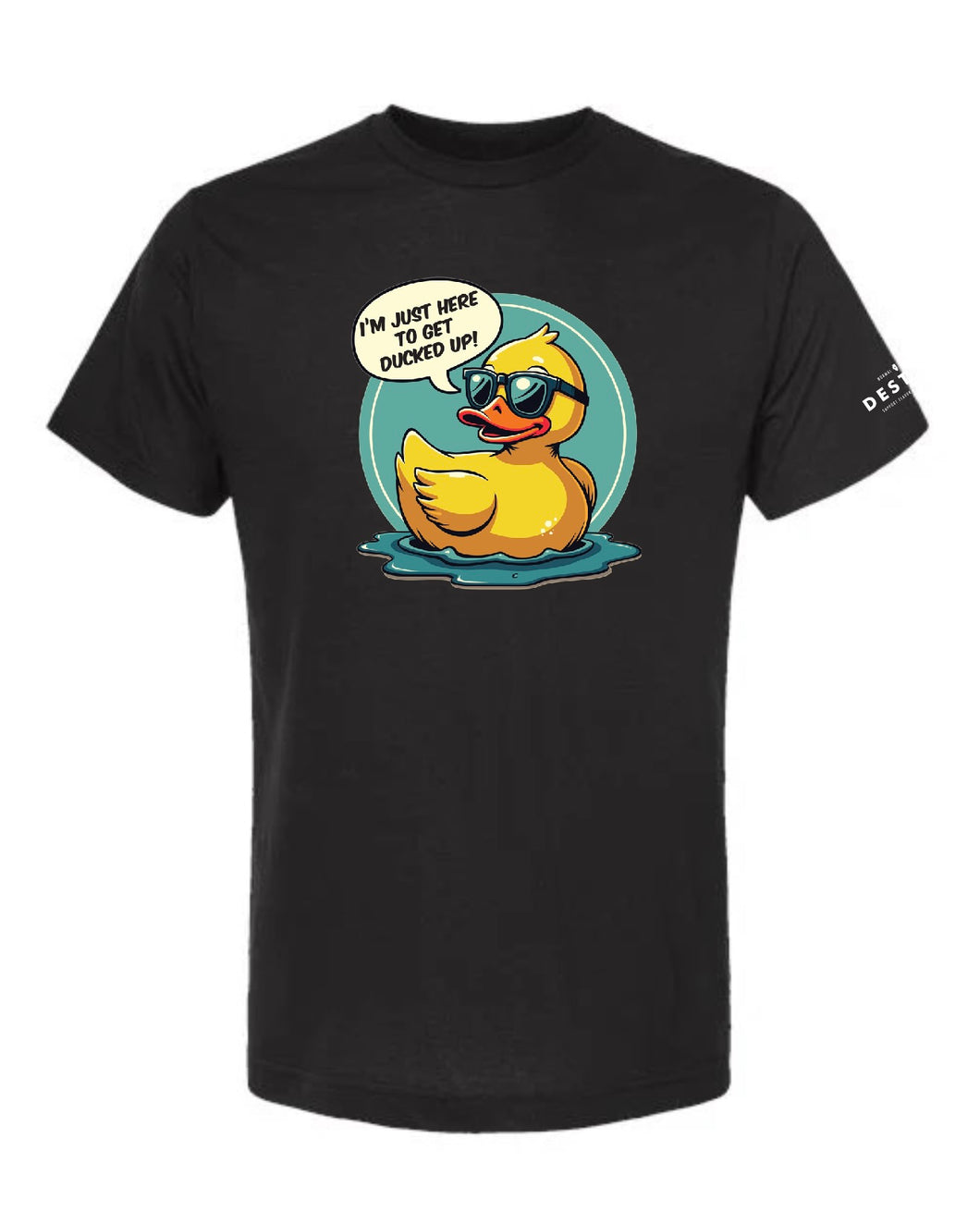 T-Shirt, Ducked Up (Black)