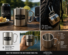 Mug, Stainless Steel, Carabiner