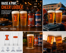 Fighting Illini Pint Glass Pack