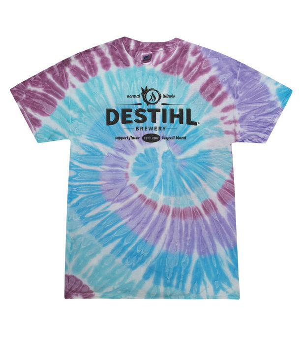 T-Shirt, Brewery Logo Vintage Tie-Dye (Jamberry)
