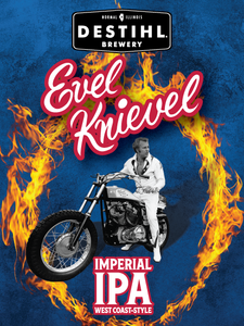 Sticker, Evel Knievel Imperial IPA Sticker