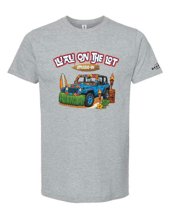 T-Shirt, Luau On The Lot (Heather Grey)