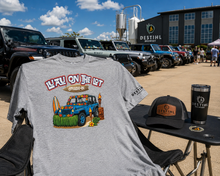Luaua on the lot t-shirt in grey