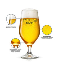 Drinkware, Wrexham Lager Stemmed Munique Glass Pack