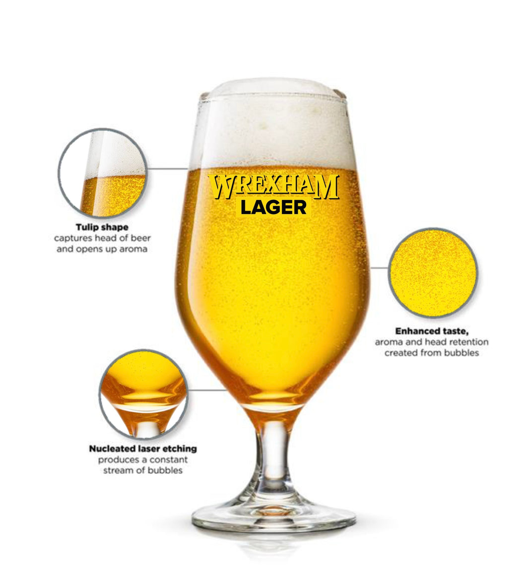 Drinkware, Wrexham Lager Stemmed Munique Glass Pack