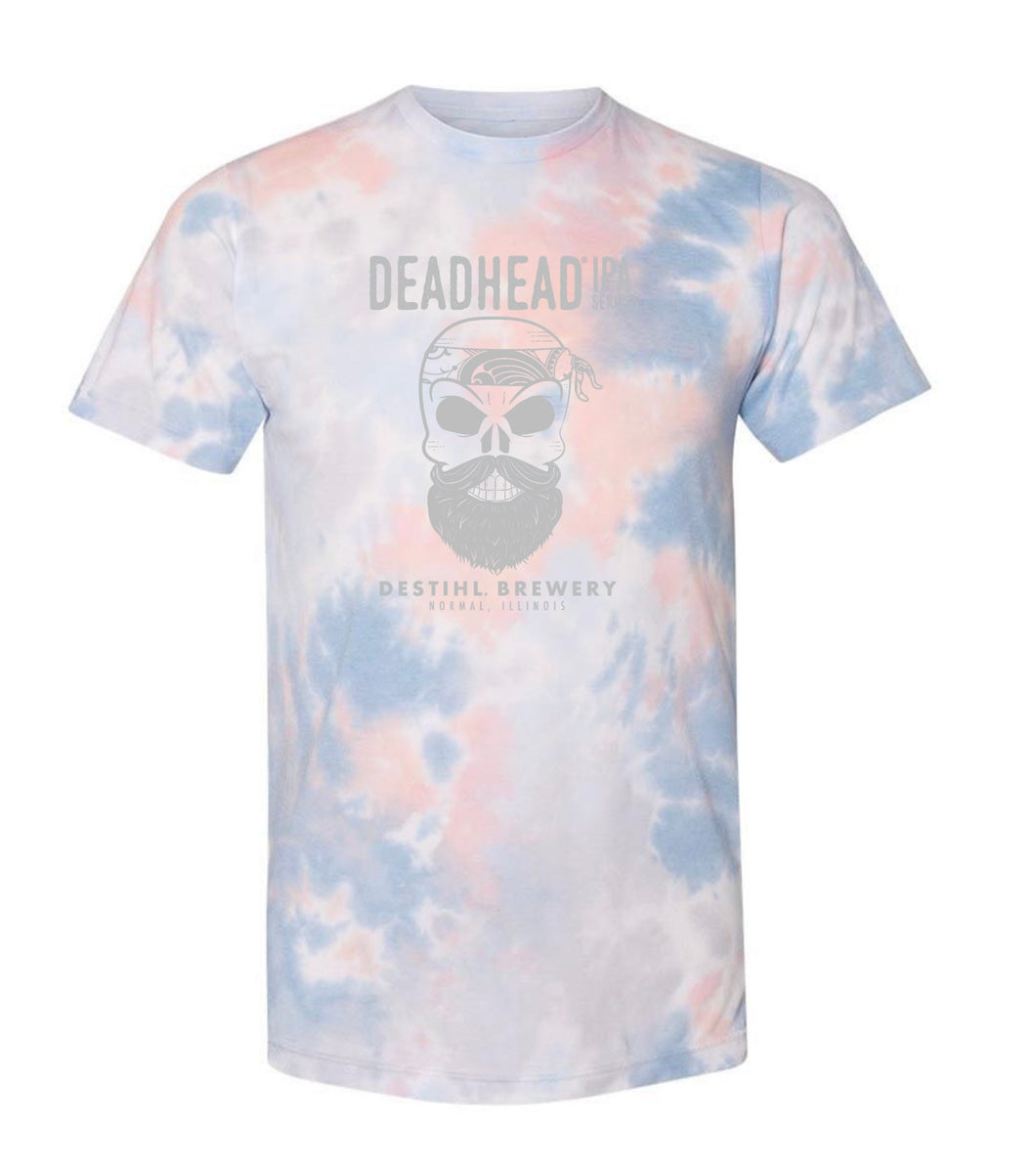 T-Shirt, DeadHead® Series IPA Skull (Coral Tie-Dye)