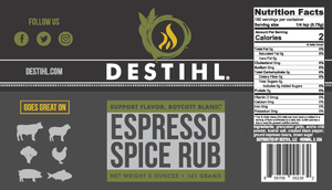 Spices, Espresso Spice Rub